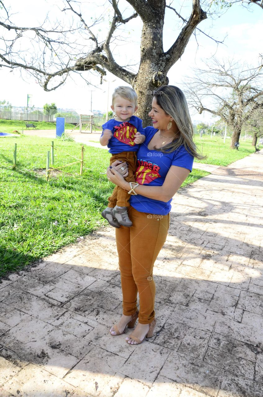 like mother like son in the square