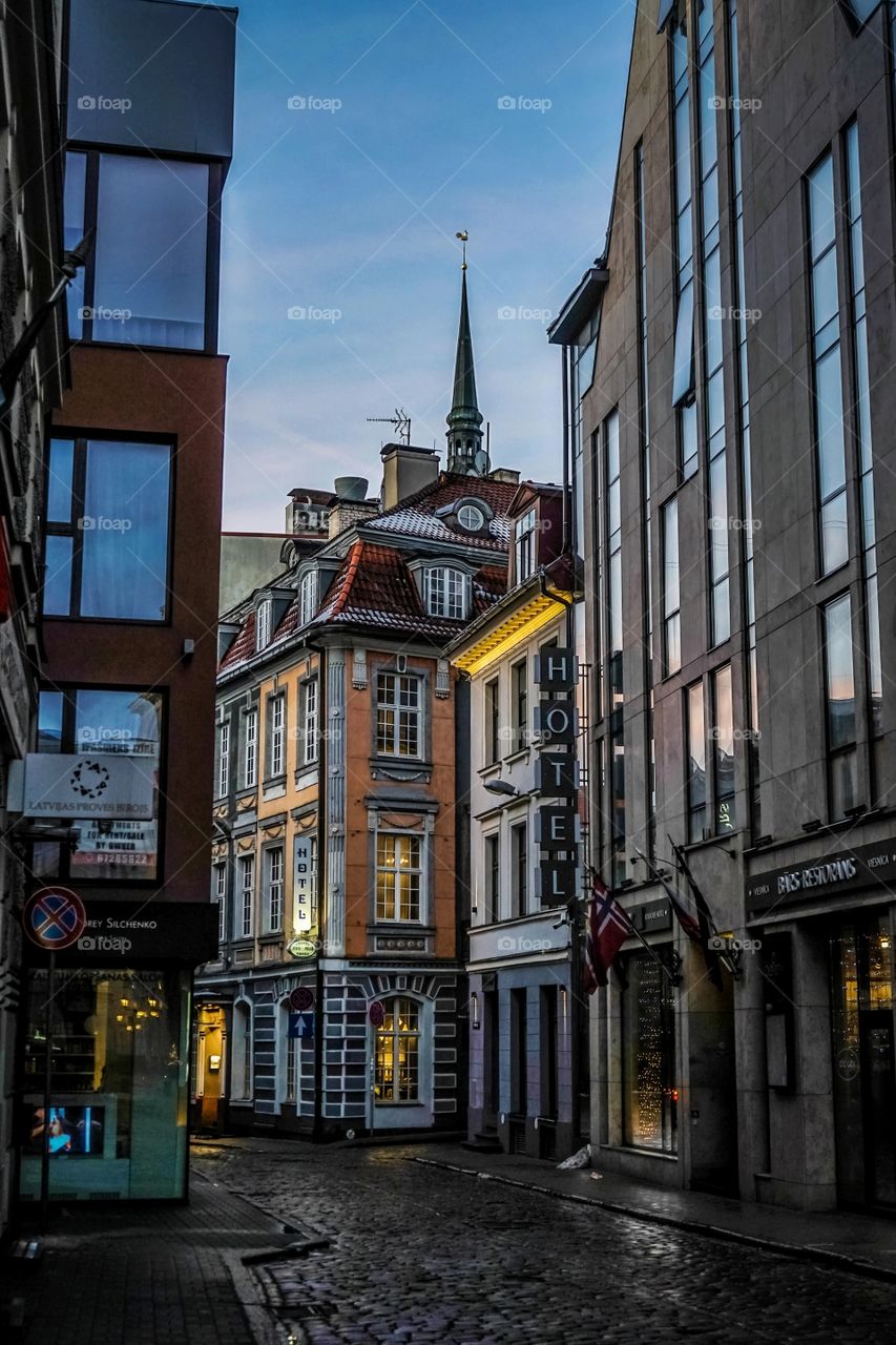 Street of old Riga