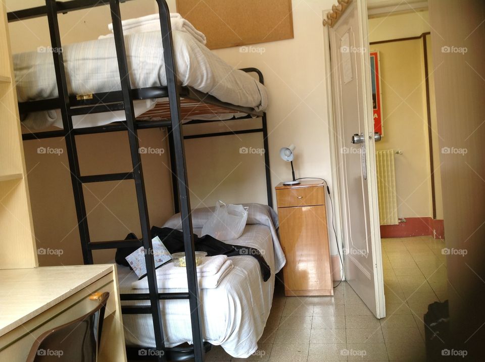 Dorm room in Rome