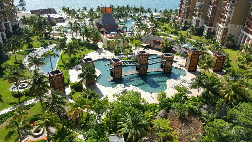 Villa del palmar cancun. vacation in Cancun penthouse view