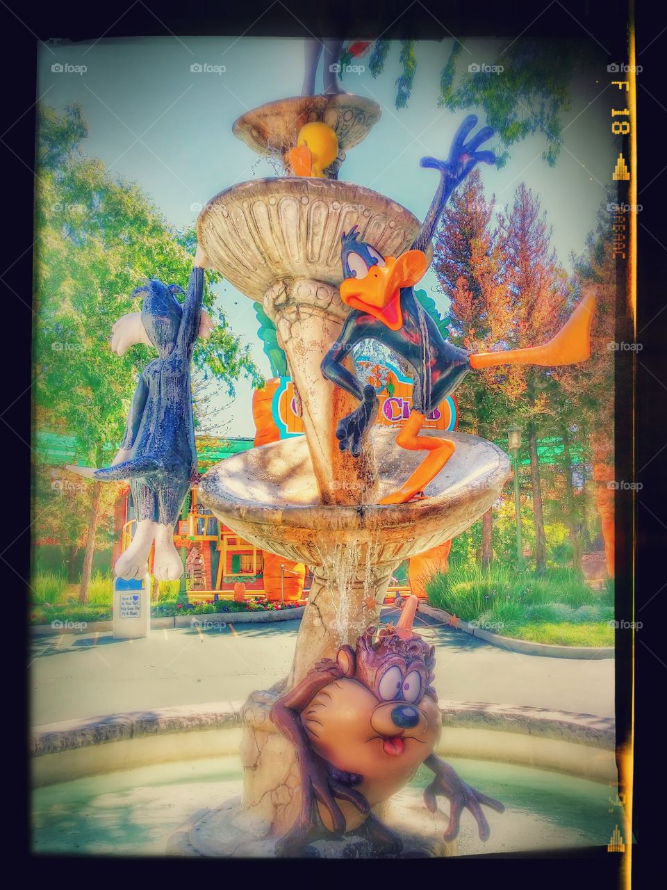 looney day. six flags