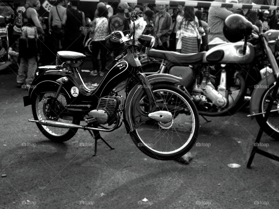 vintage. DKW Hummel motorcycle