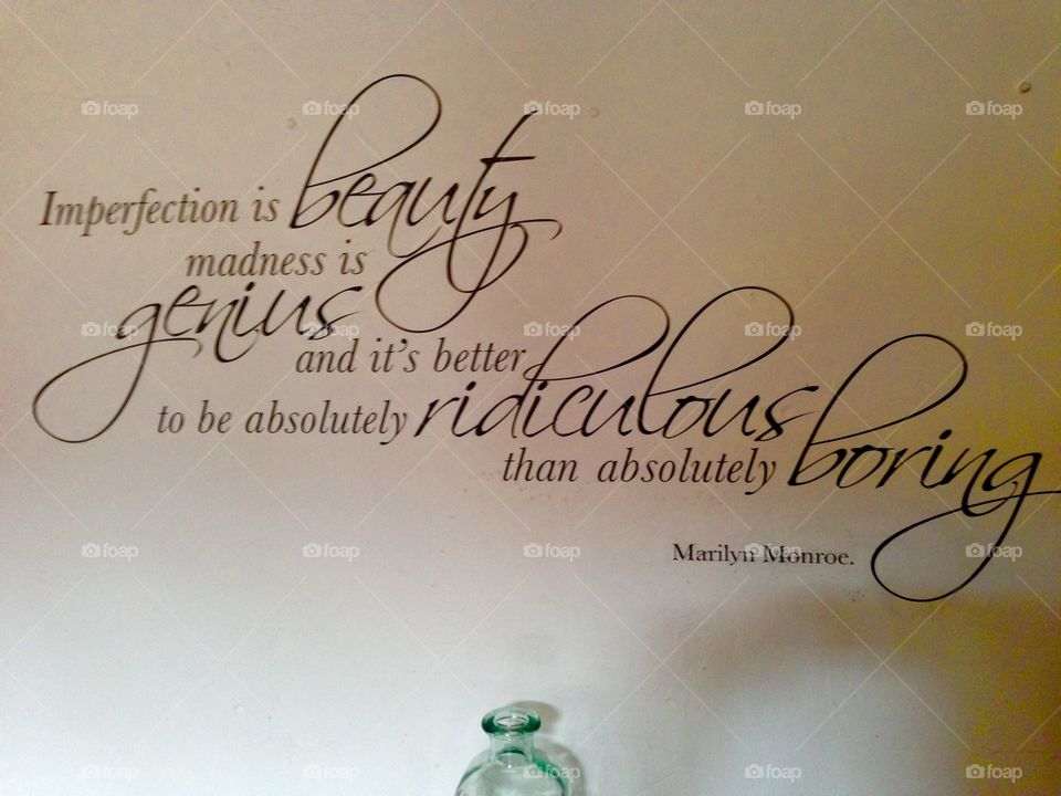 Quote taken of wall in pub in Windsor 