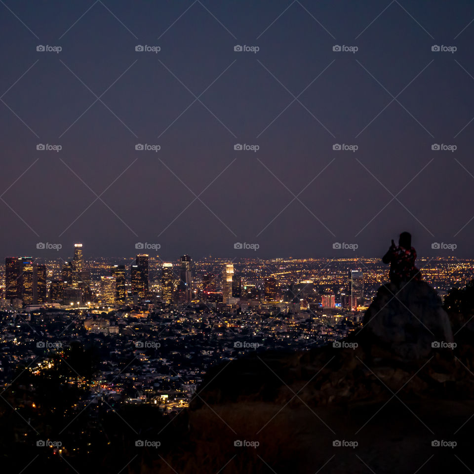 Taken on top of Griffith park 