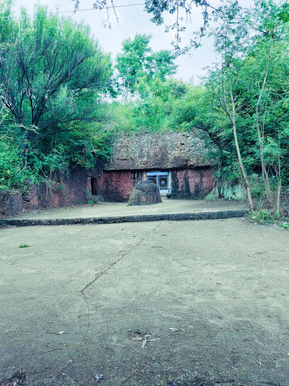 Here Buddha rests in the cave