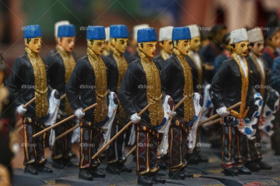 Javanese toy soldiers of Jogjakarta, Indonesia