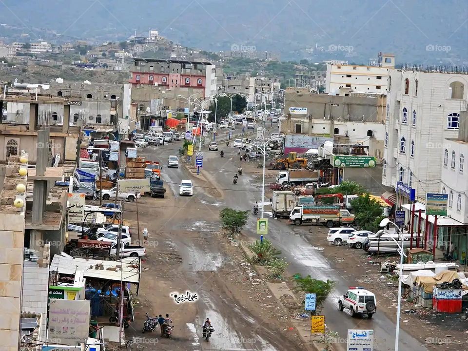 Glory be to God, the magnificent and picturesque view and the natural green trees are a view that is nothing more wonderful than it