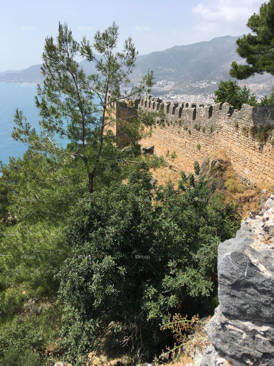Fortress in the Turkish city of Alanya
