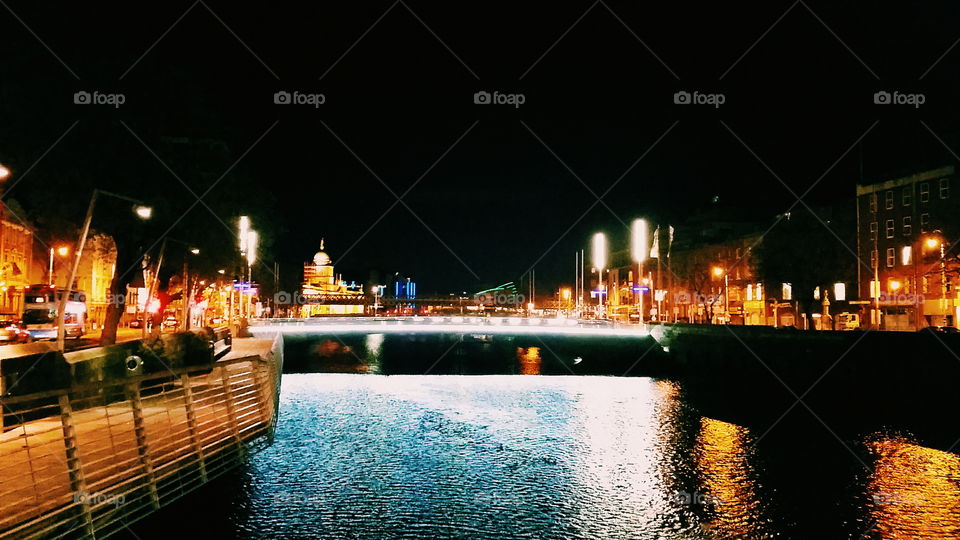 Liffey river, Dublin