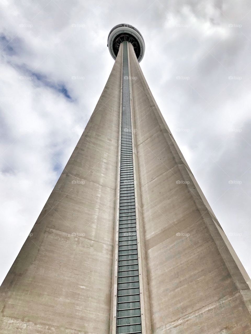 Explore the heights. CN Tower dowtown Toronto. 