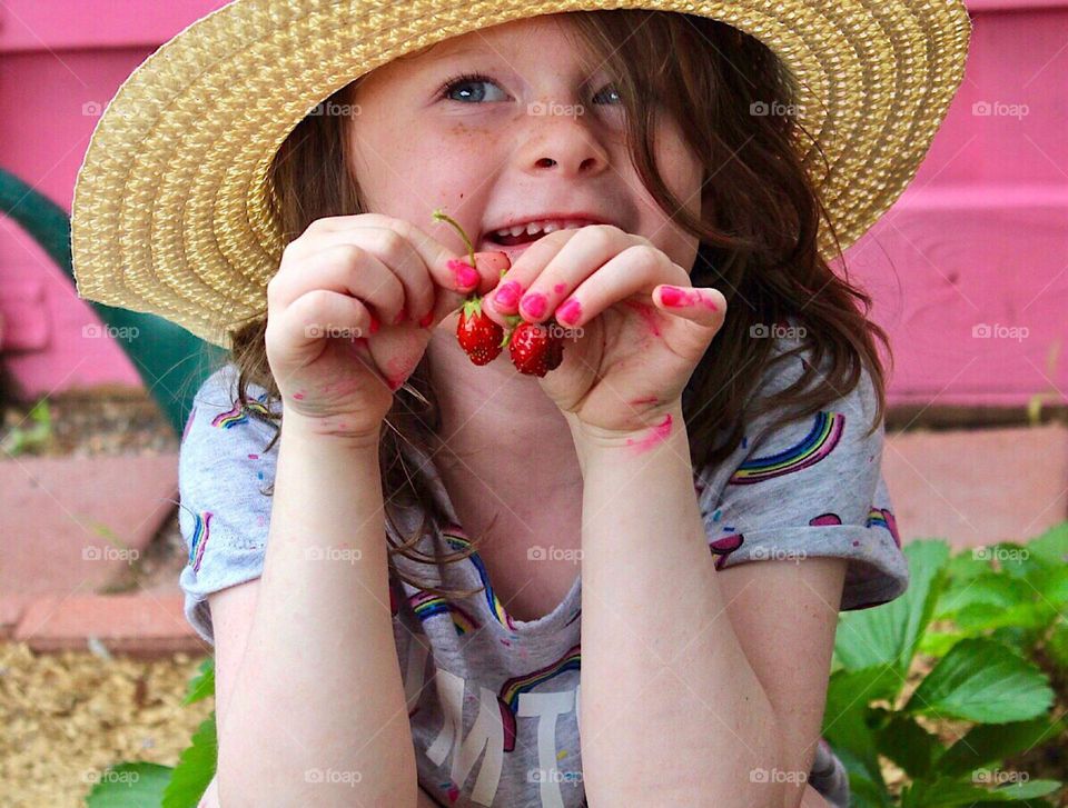 Strawberries taste better when you grow them and eat them.