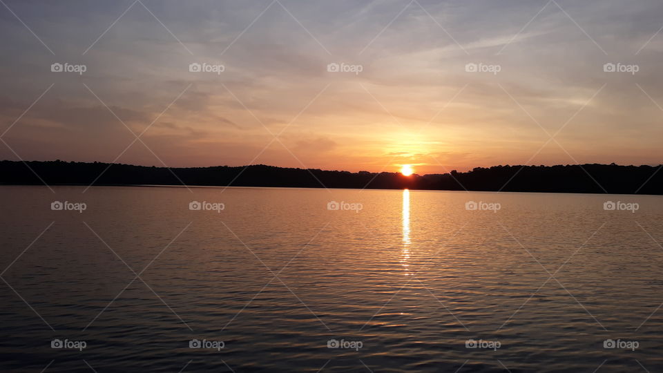 Sunrise on the lake