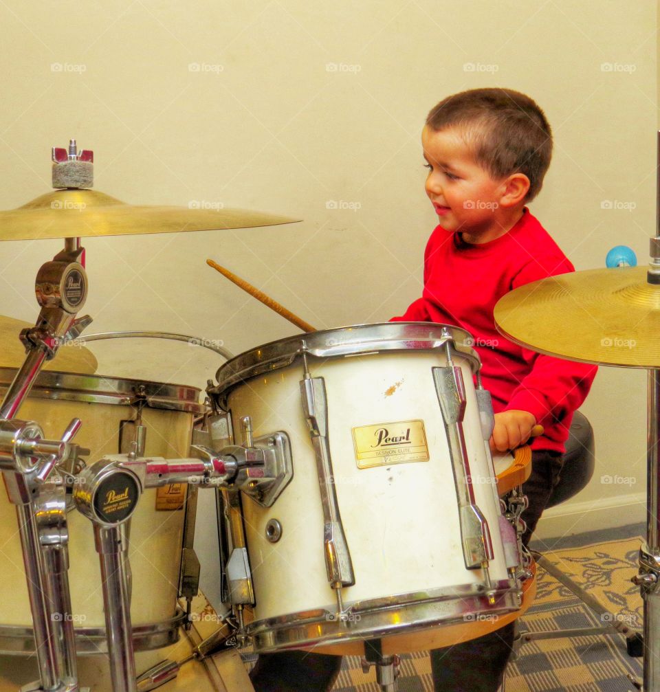 Boy With Drums