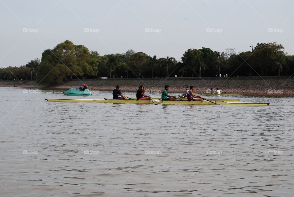 Water, Canoe, Oar, Recreation, Water Sports