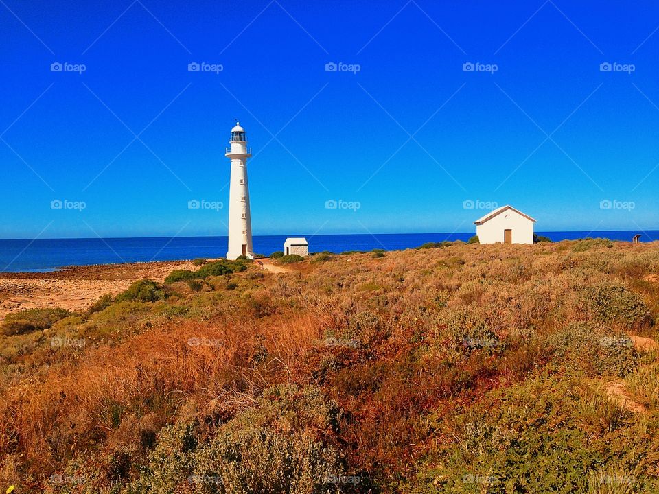 South Australia Lighthouse. South Australia Lighthouse, Whyalla, where the outback meets the sea..,