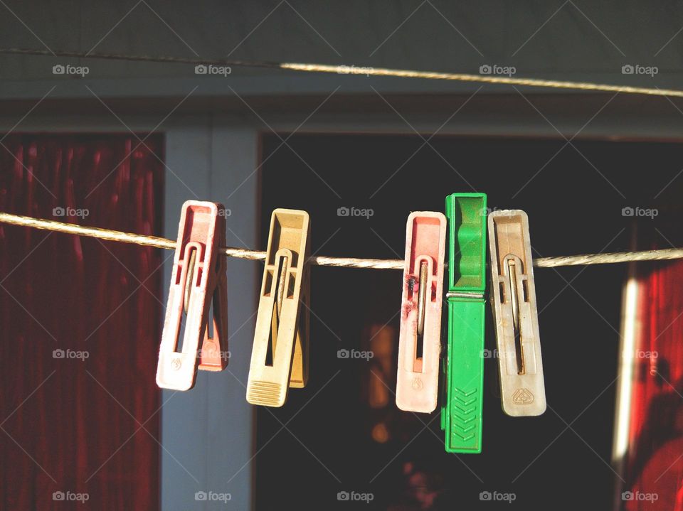 clothespins for drying clothes