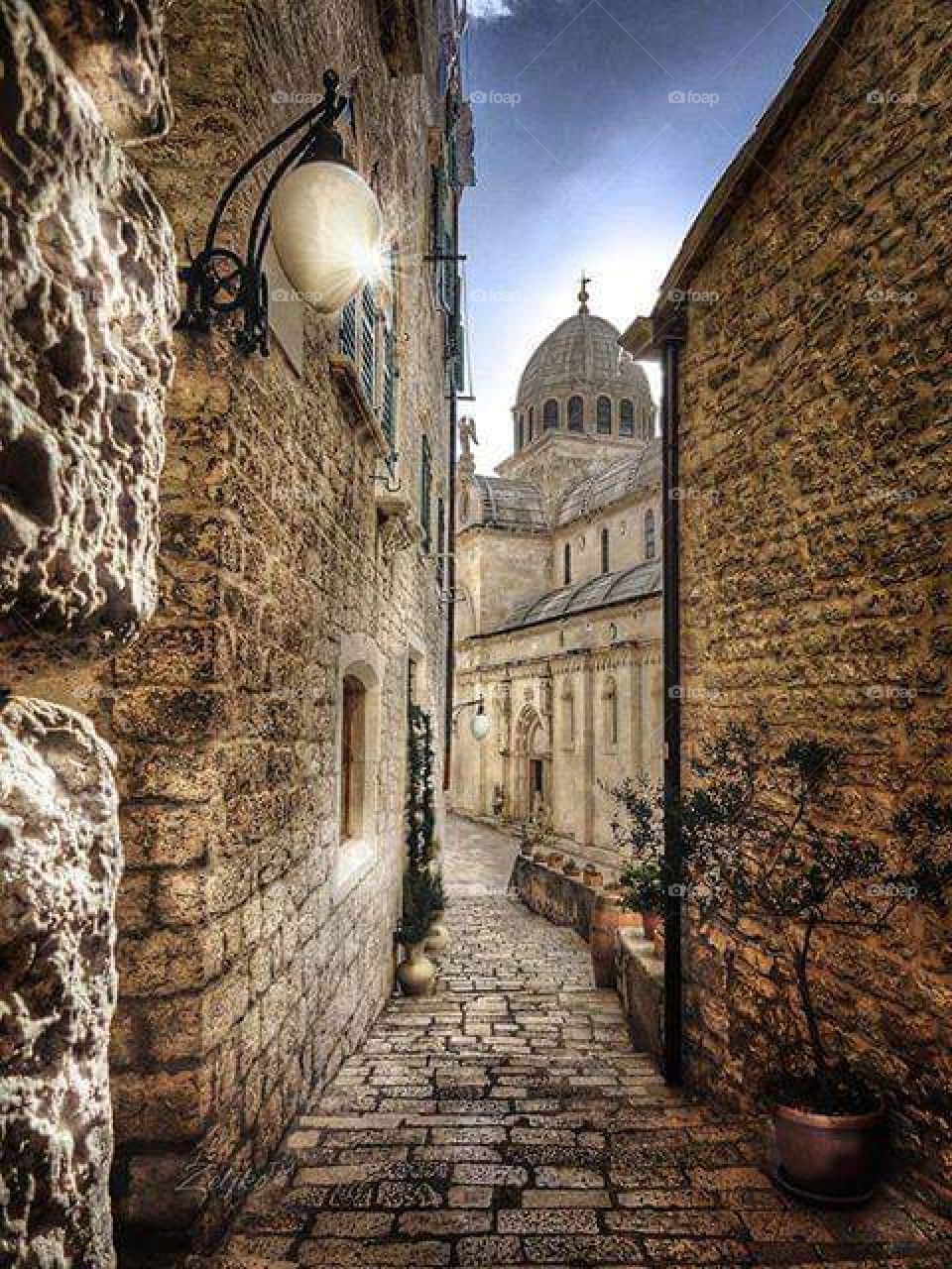 Šibenik city  from Croatia
