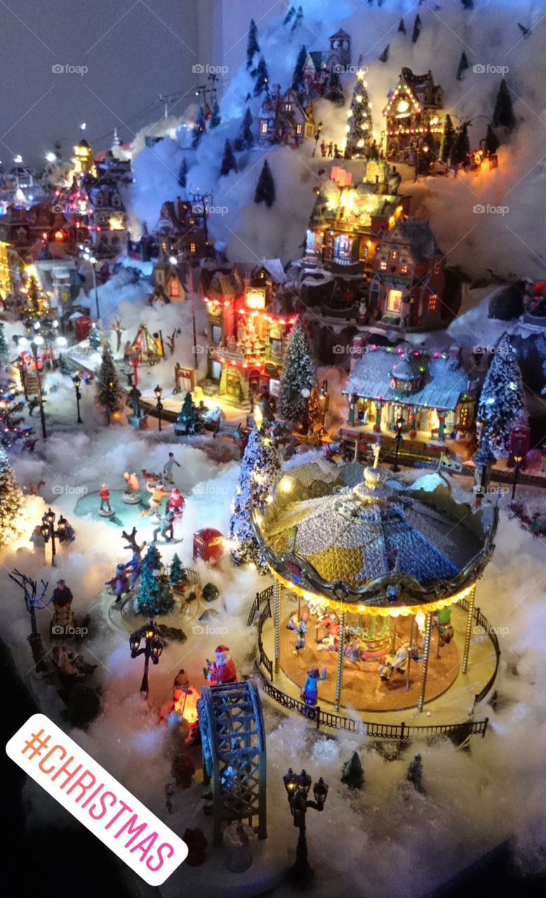 beautiful Christmas in miniworld