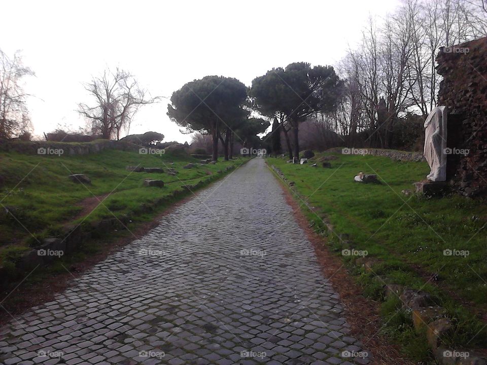 Via appia Antica in rome