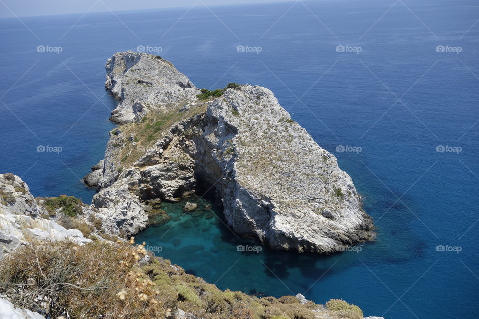 View of Skiathos island, Greece