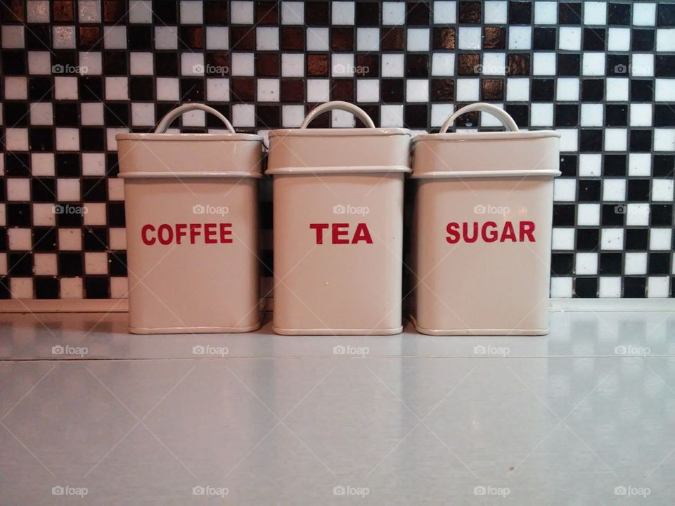 coffee tea sugar 