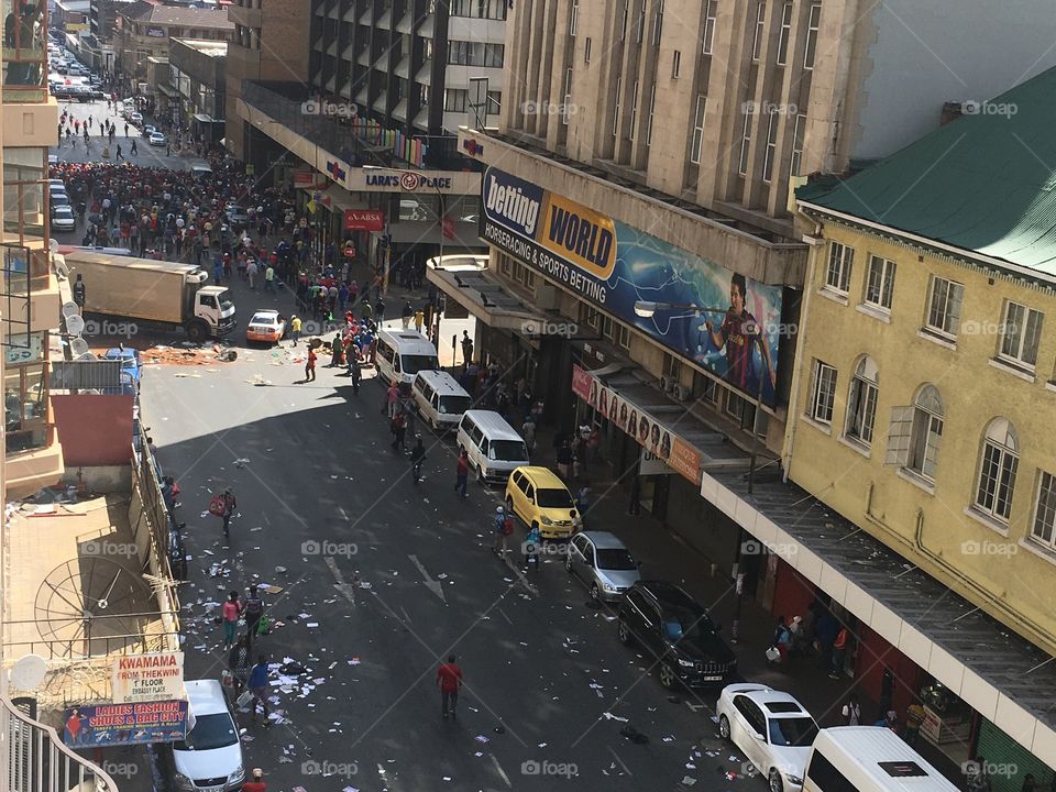 Johannesburg, 🇿🇦 wage strikes 