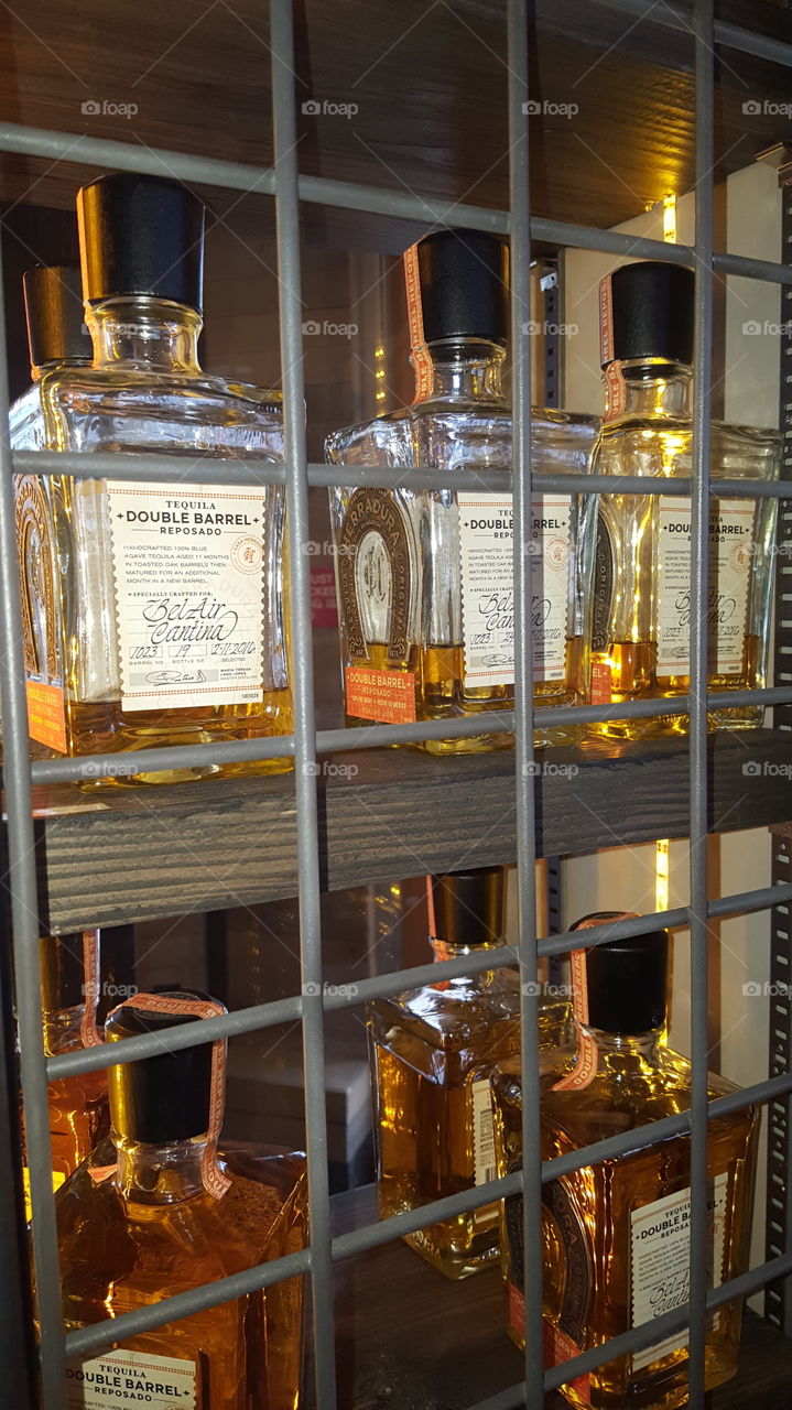liquor display