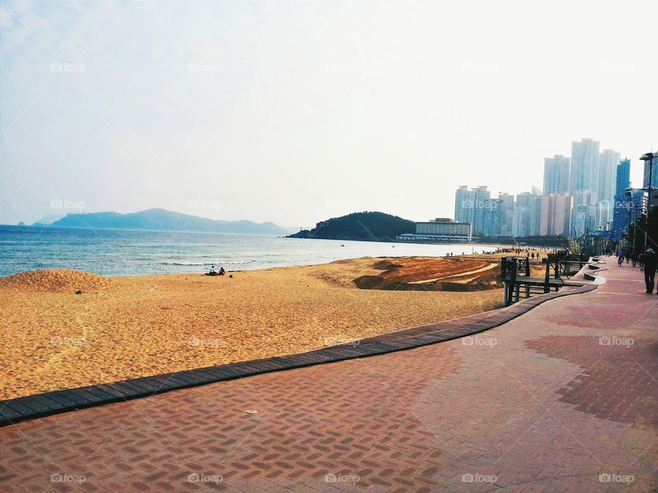 Haeundae Beach in Korea