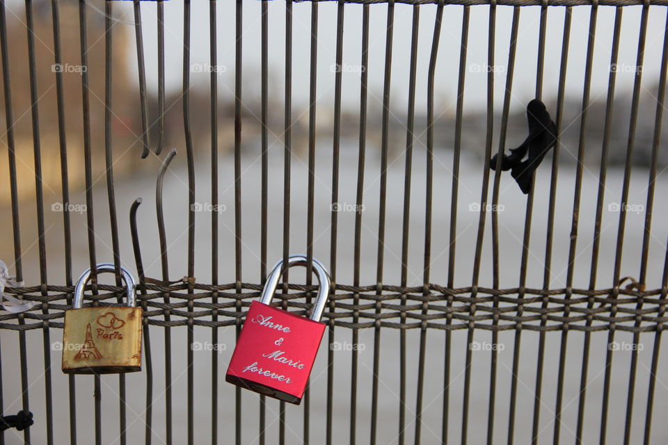 Locks at the bridge