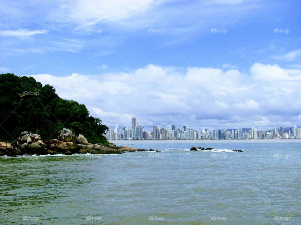 Playa y ciudad