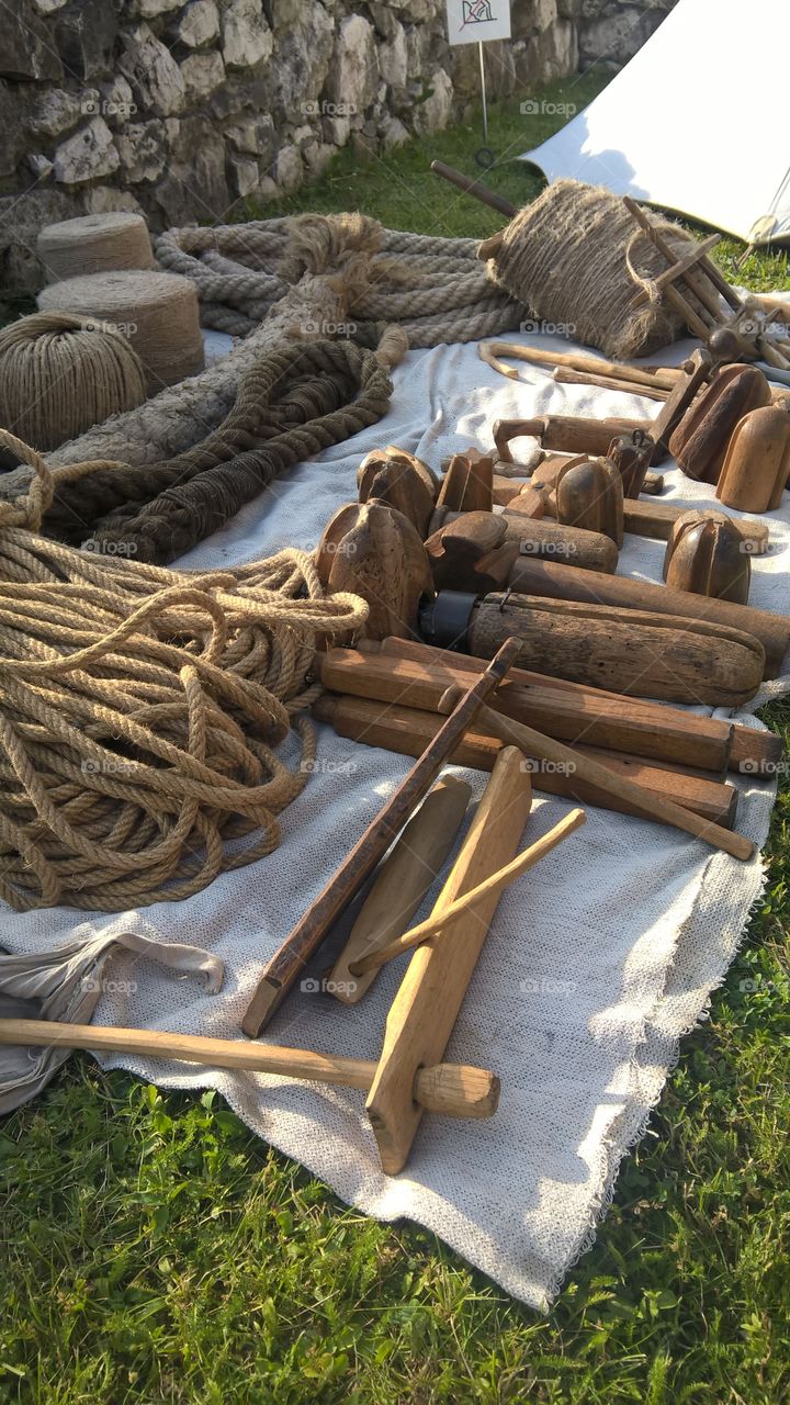 liny ręcznie robione