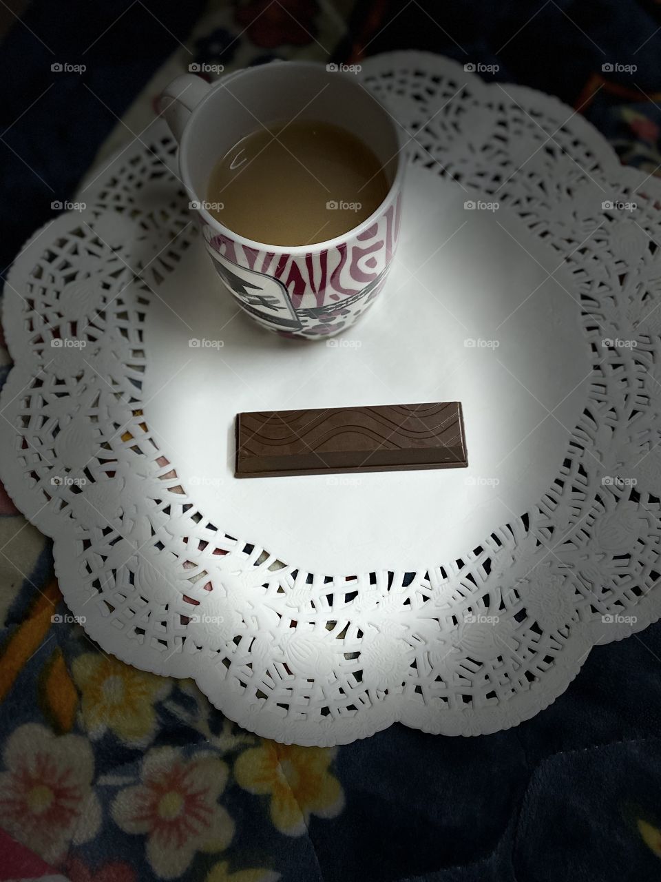 Chocolate with favorite coffee 🍫