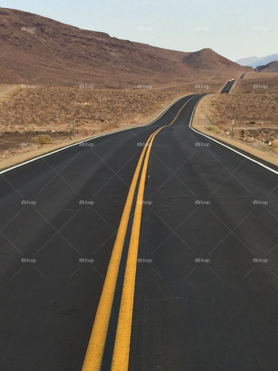 Long road full of dunes
