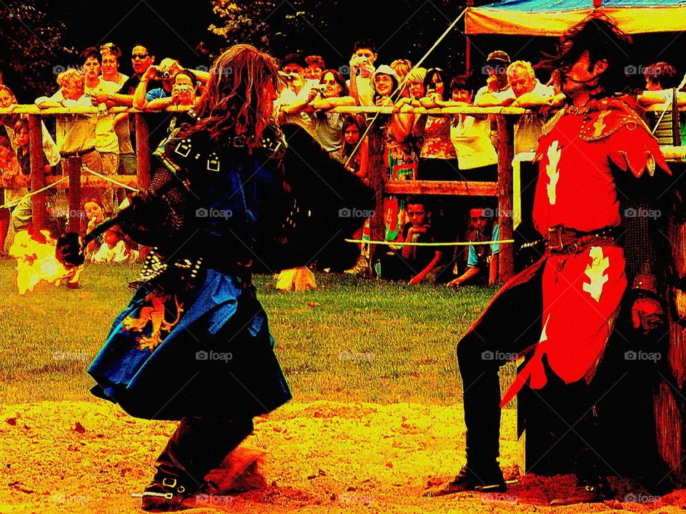 knights fighting