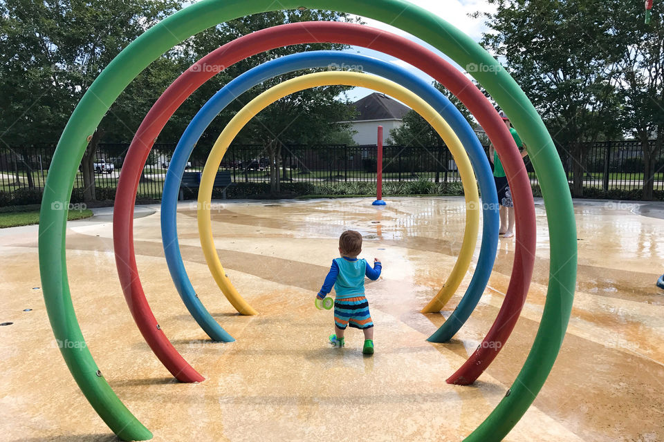 Splash pad fun