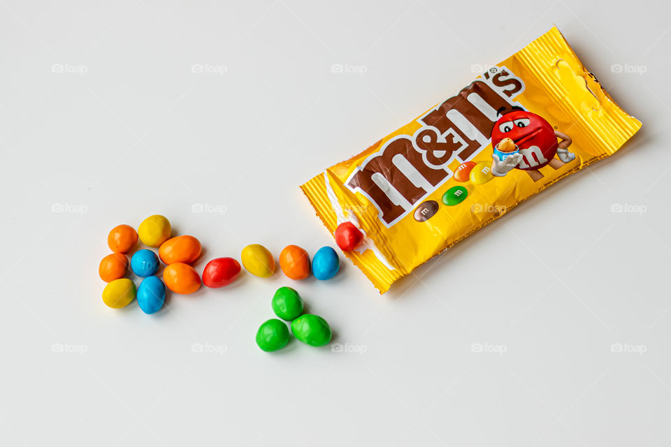 Creative with M&M's.