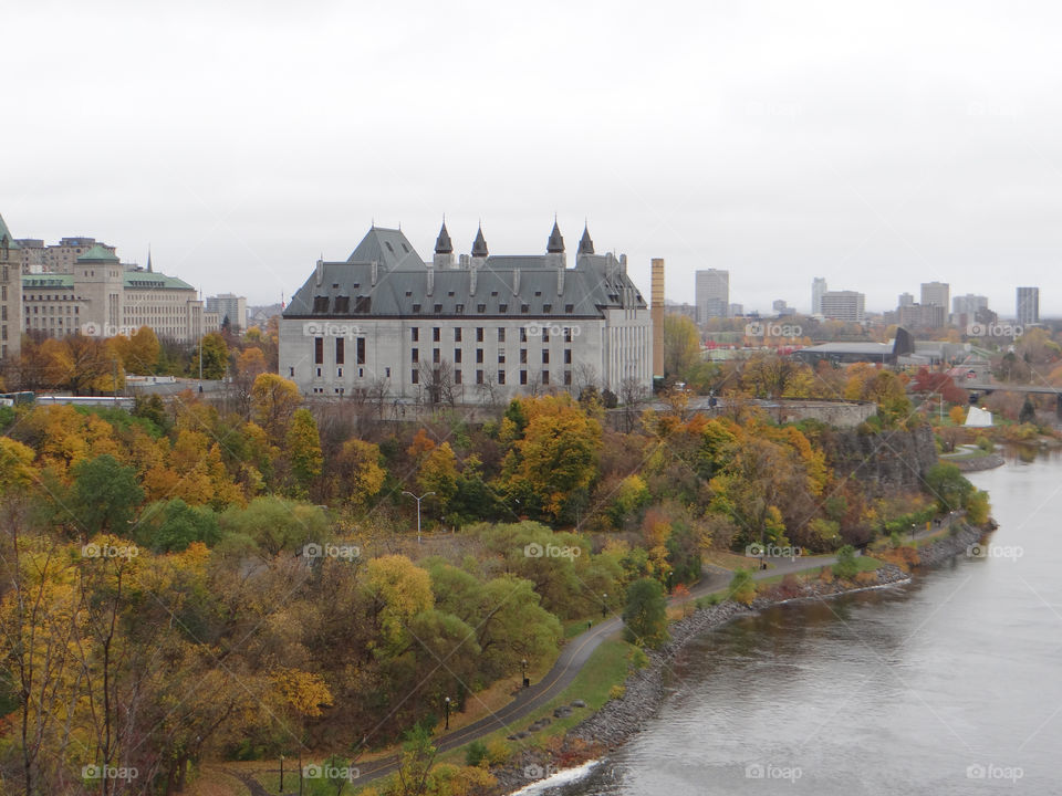 ottawa canada color trees water by kshapley