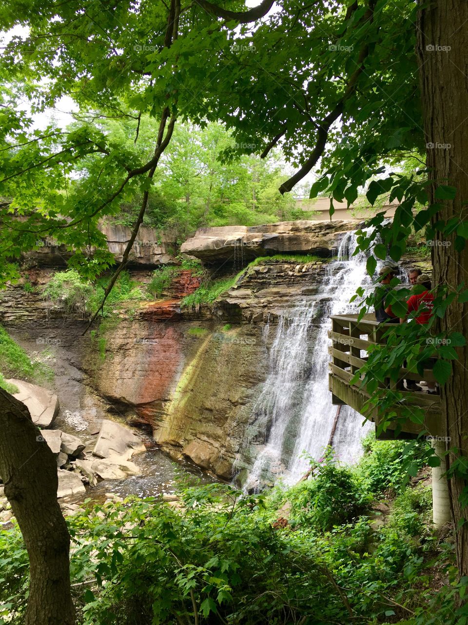 Brandywine Falls in Ohio 