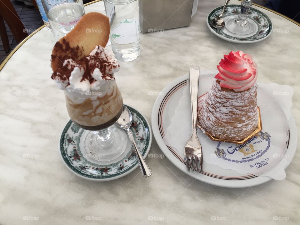 Dessert. Naples, Italy