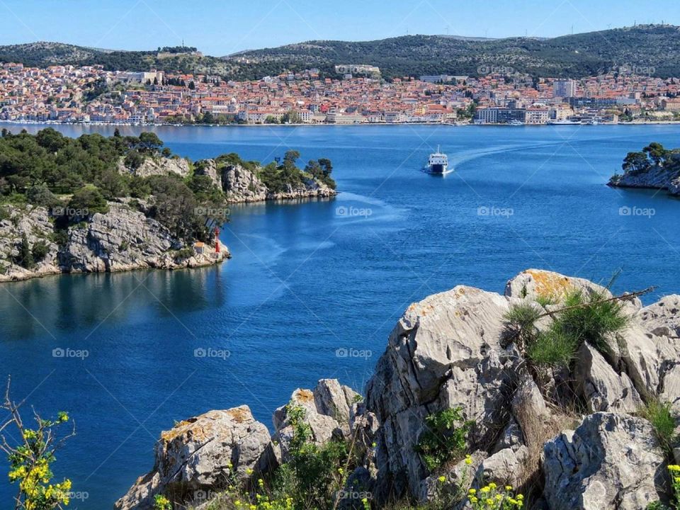 Šibenik city  from Croatia