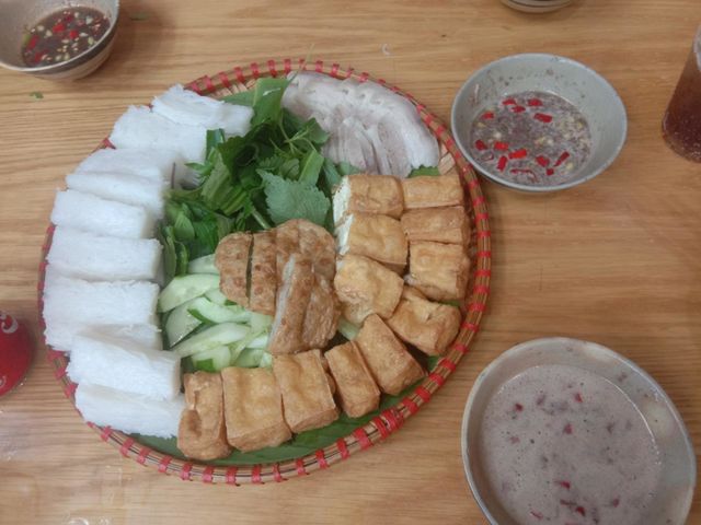 Bún đậu mắn Tôm.