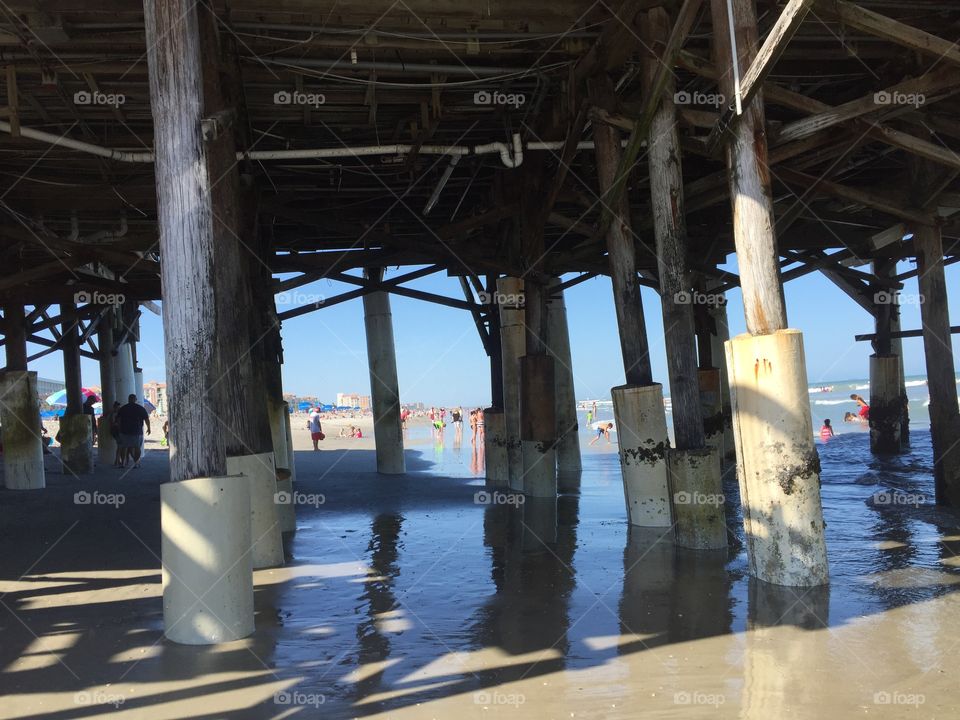 Under the Cocoa Beach Pier 