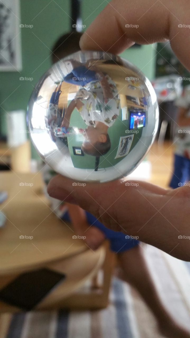 Man with a child in his eyes