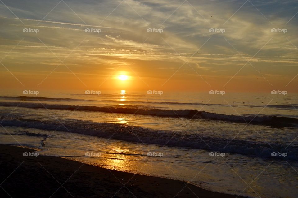 Sunrise On Beach