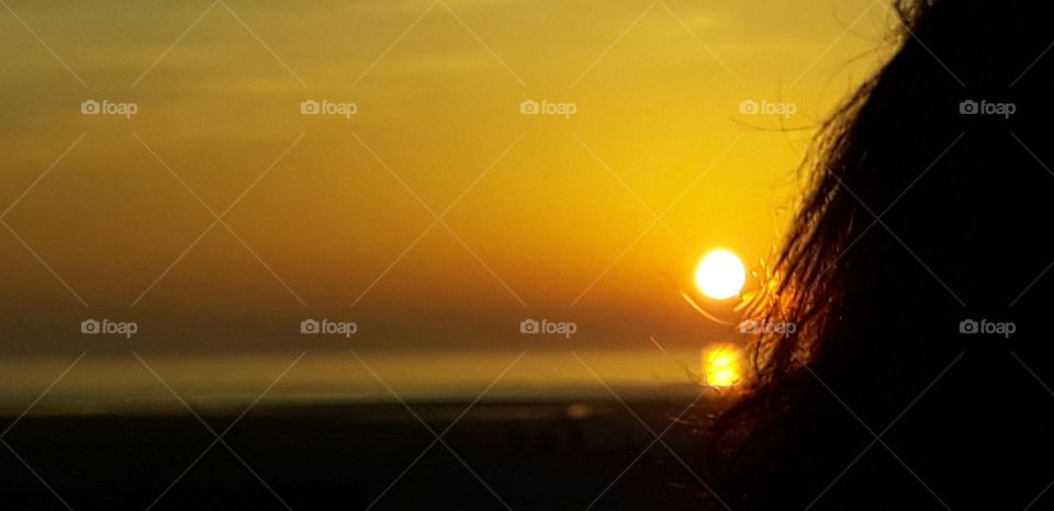 couché de soleil à Berck