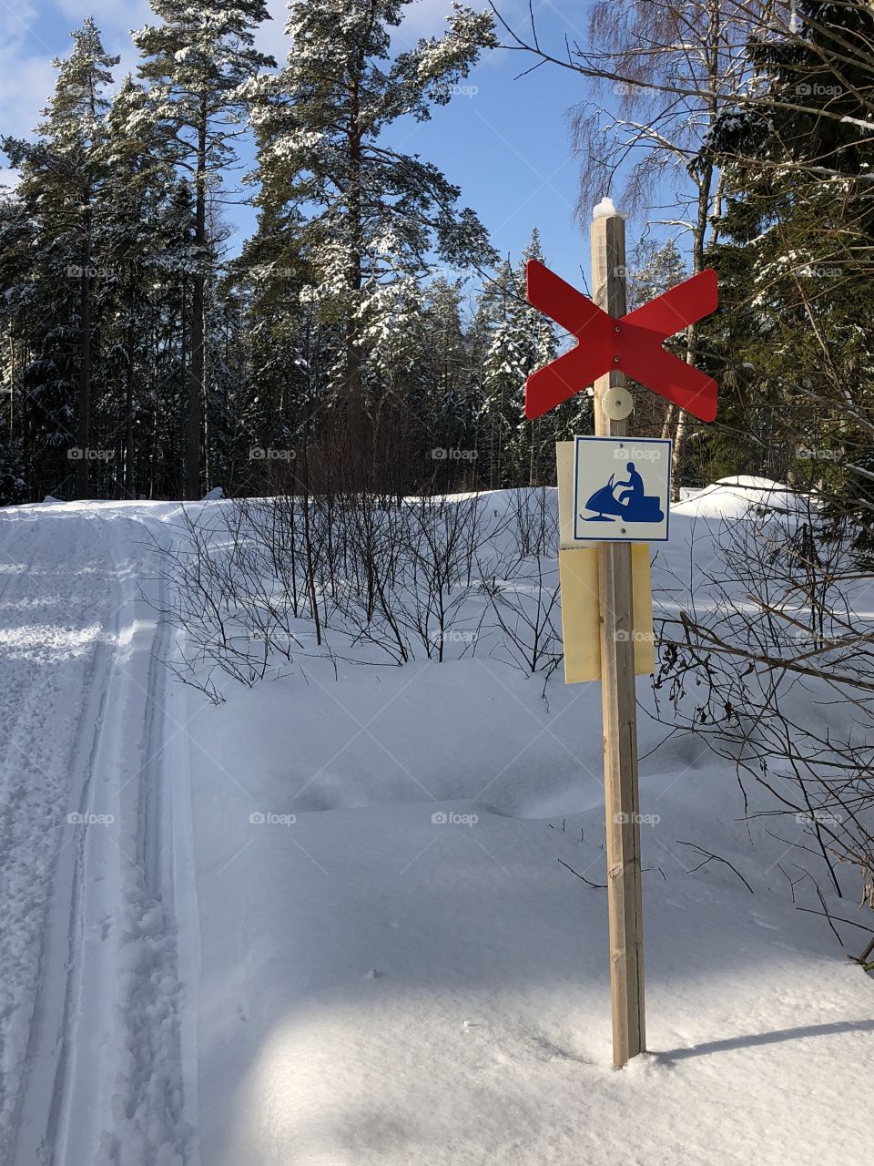 Trail for snow scoters