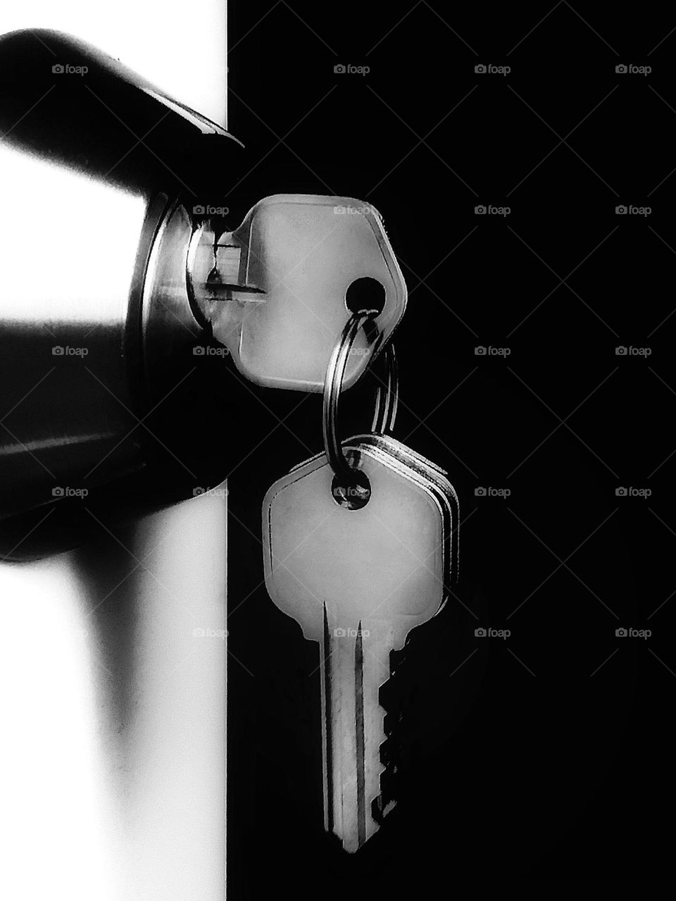 Lock & Key in Black & White