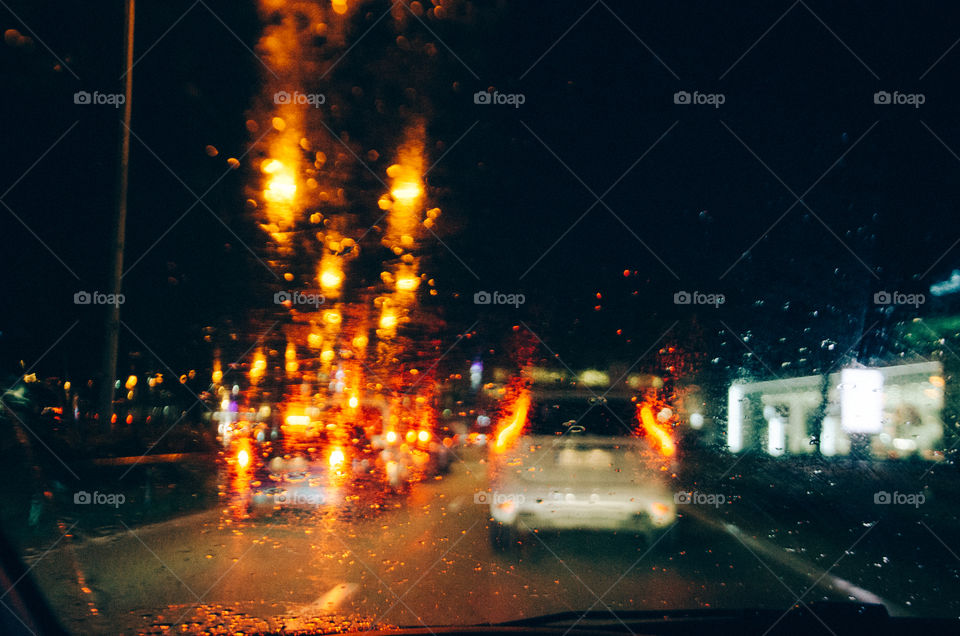 rain driving