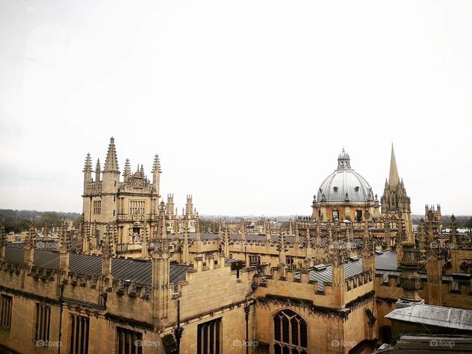 Oxford and her dreamy spires
