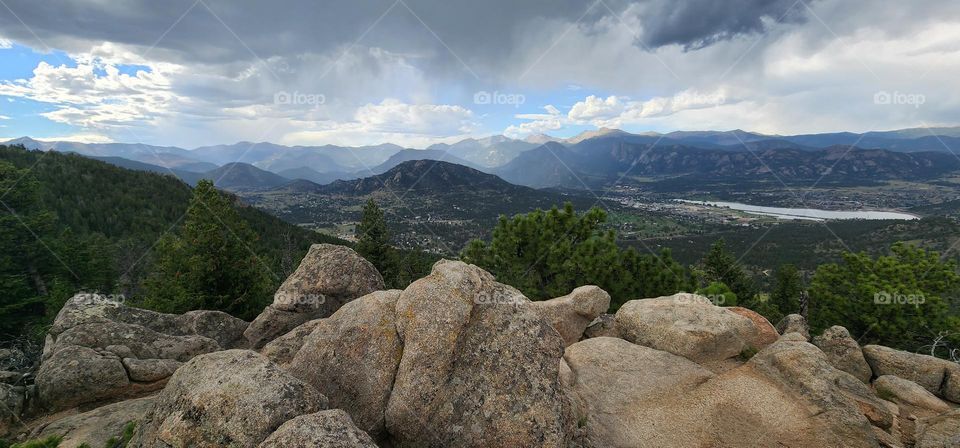 Above Estes Park